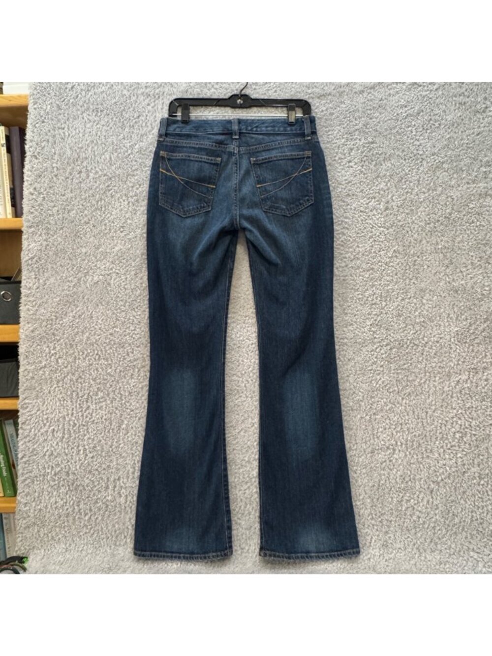 Gap Curvy Flare Jeans Women's Size 6 R Dark Wash Medium Rise Y2K - Picture 3 of 8
